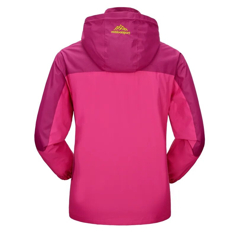 TRVLWEGO Camping Hiking Jacket Women Autumn Outdoor Sports Coats Climbing