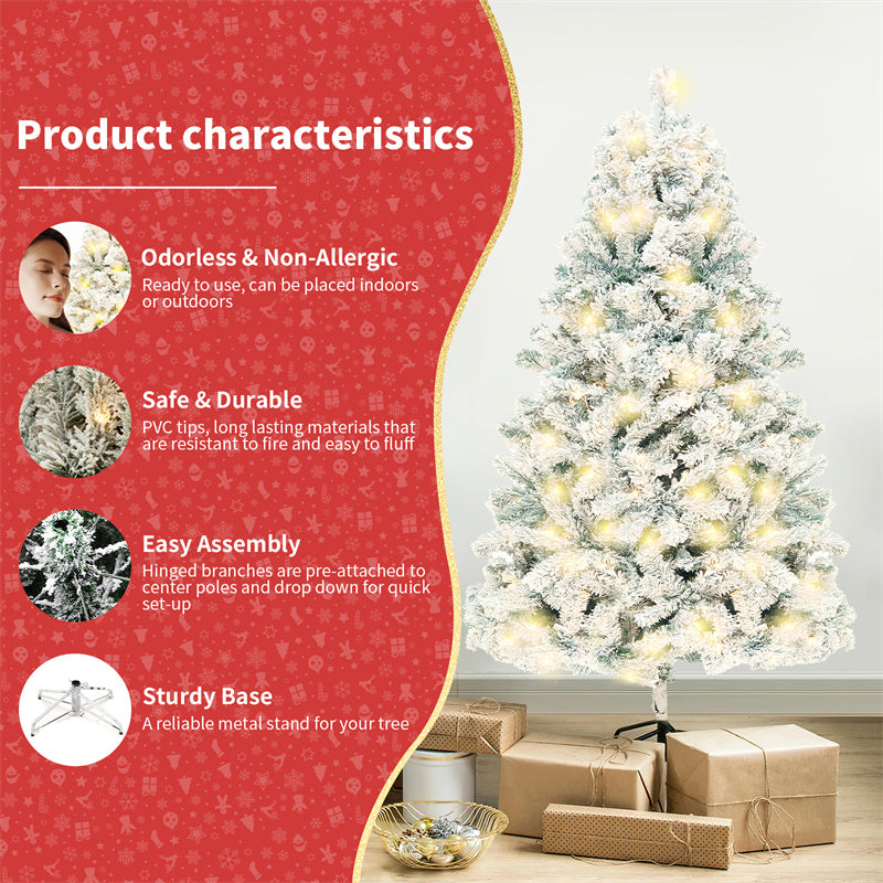 Christmas Tree PVC Artificial Snow Christmas Tree Mall Window Decoration T