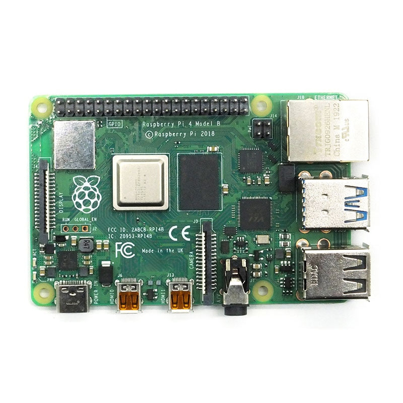 مجموعة ألعاب Raspberry Pi 4 2GB 4GB RAM مع لوحة ألعاب USB عصا التحكم من الأكريليك حافظة بطاقة SD مزود طاقة لـ Raspberry Pi 4 Model B Pi 4B