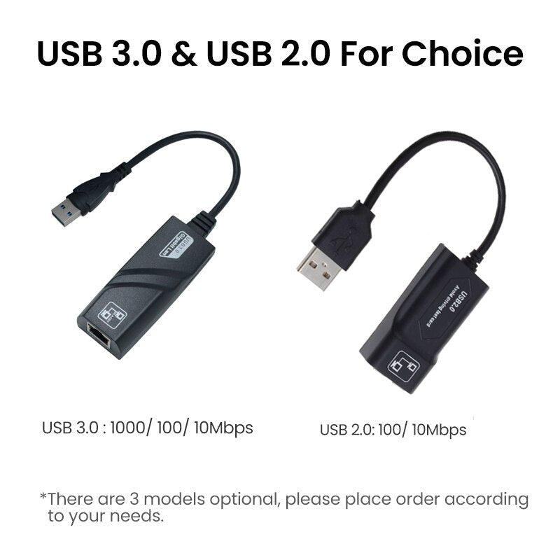 USB 3.0 2.0 Typc C to Gigabit Ethernet Rj45 Lan Adapter Network Card for Windows 10 PC Xiaomi Mi Box 3 S Nintend Switch Ethernet