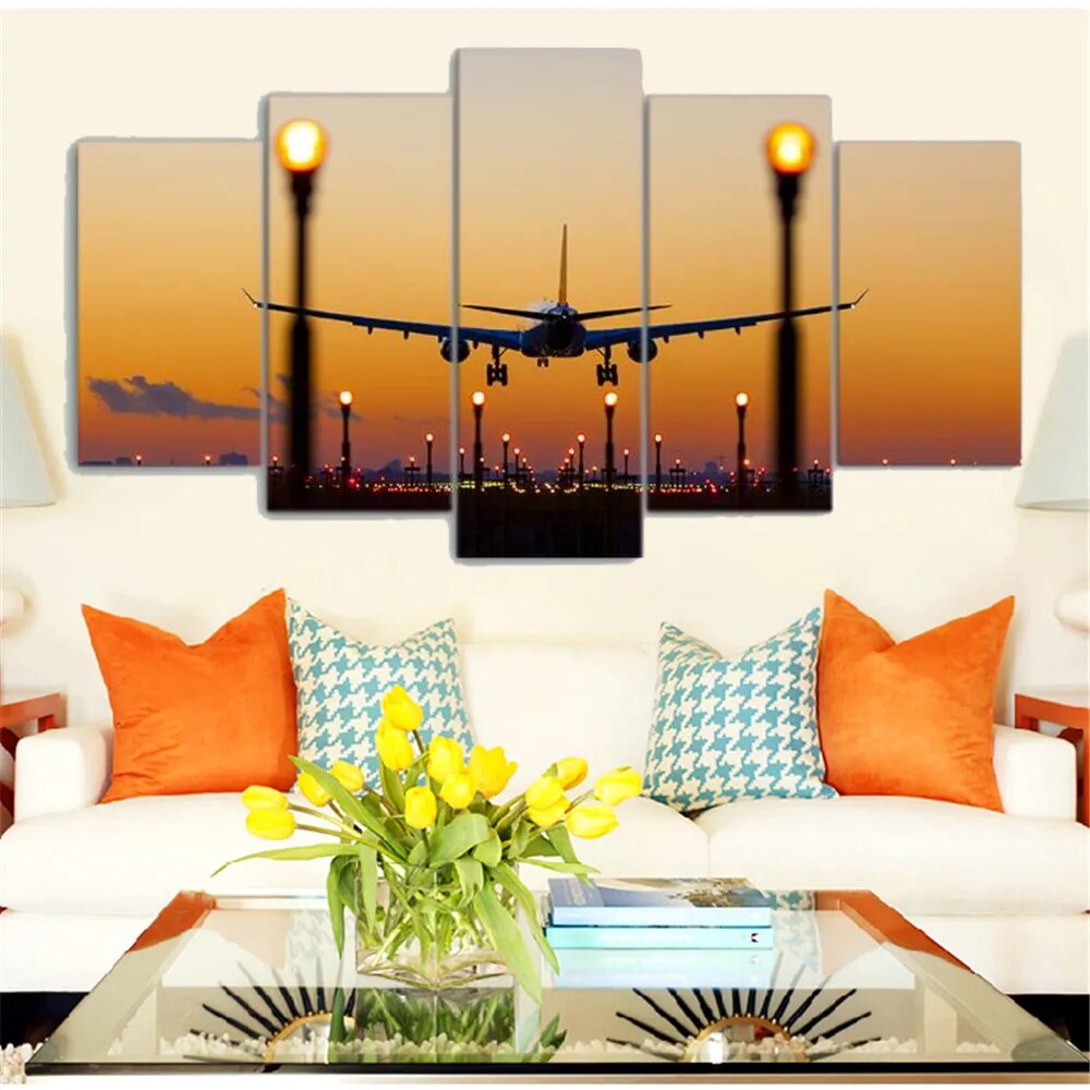 Wall Artwork Canvas Paintings Modern On Modular Pictures Plane