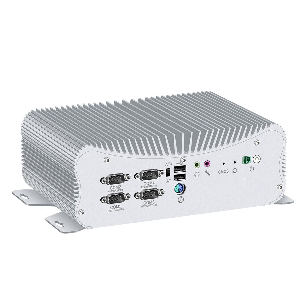 Fanless Mini PC i7 8565U i5 8365U DDR4 RAM RS232 RS422 RS485 Dual Ethernet GPIO HDMI VGA WiFi 4G LTE Support Windows LINUX