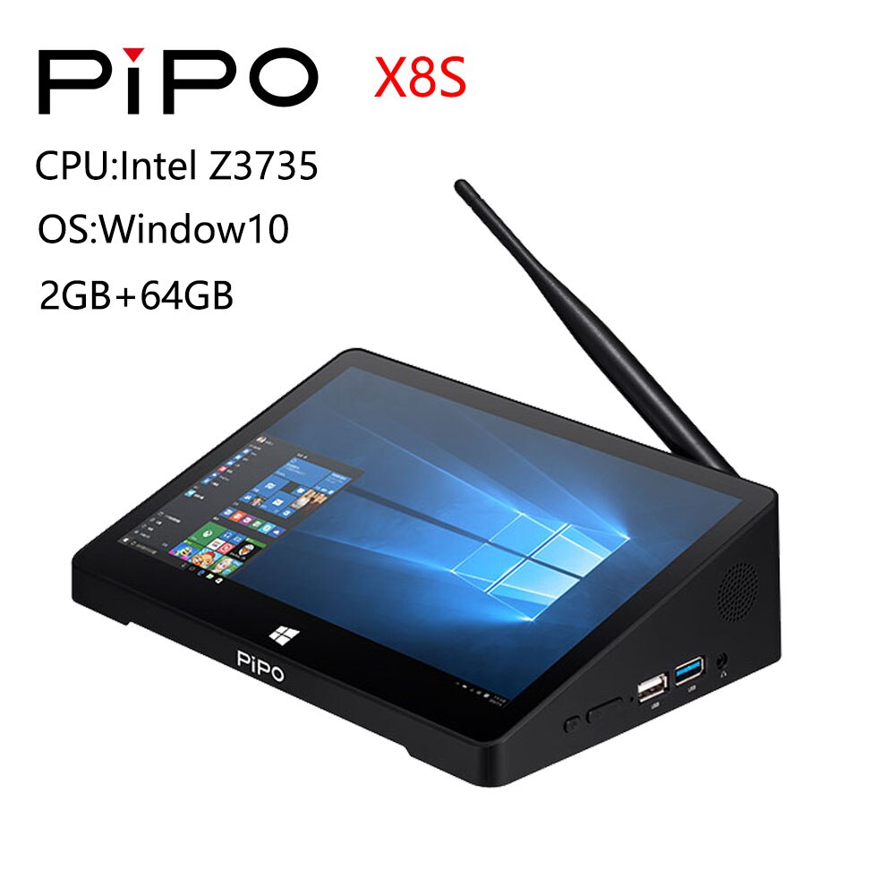 PIPO X8 Pro / X8S / X8R كمبيوتر صغير 7 بوصة 1280*800 Win10 / Android 7.1 / Linux Intel N4020/Z3735/RK3288 2G/3G RAM 32G/64G ROM