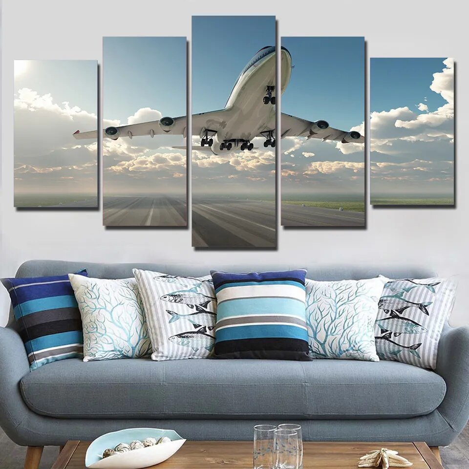 Wall Artwork Canvas Paintings Modern On Modular Pictures Plane