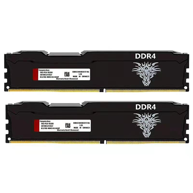 DDR3 DDR4 RAM 4GB 8GB 1333 1600 2133 2400 2666 3200 MHz Desktop Memory  Non-ECC Unbuffered DIMM cooling vest black