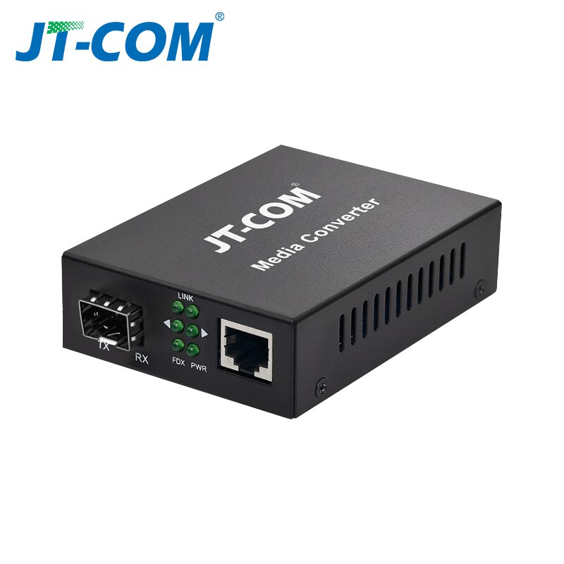 1Gb SFP Fiber to RJ45 Fiber Optic Media Converter 1000Mbps SFP Fiber Switch with SFP Module Compatible Cisco/Mikrotik/Huawei