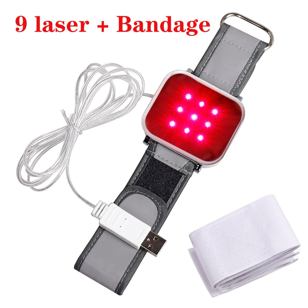 12/7 Holes 650nm Laser Therapy Watch LLLT Wrist Watch For Diabetes Cholesterol Hypertension Treatment Laser Sinusitis Therapy