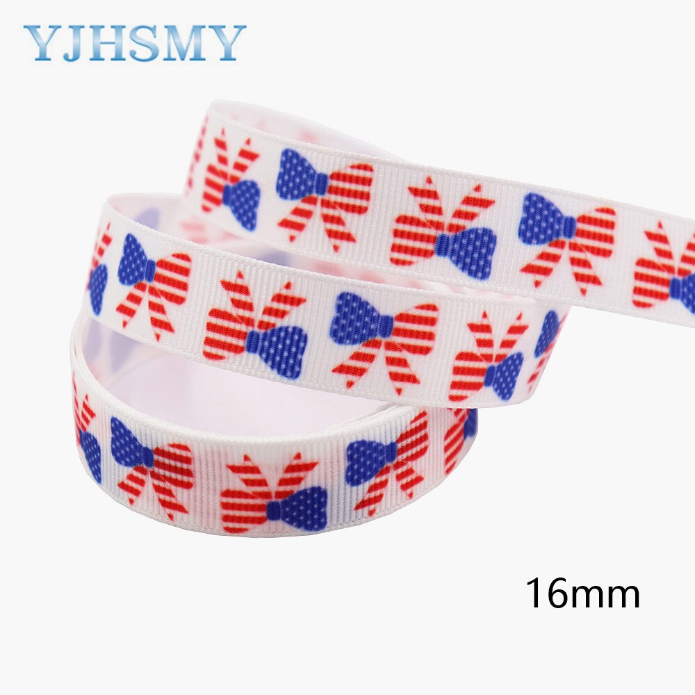 5 Yards Patriotic Ribbon USA Flag Ribbon Independence Day Ribbon 4th of July Ribbons for Memorial Day, Veterans Day, 4th of July