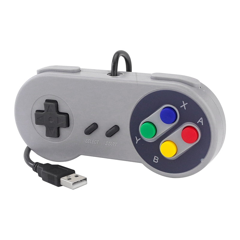 2PCs USB Gamepad Retro Gaming Joystick Wired Controller for Linux SNES Game PC NESPi RetroPie Windows Raspberry Pi 4B 3B+ 3B