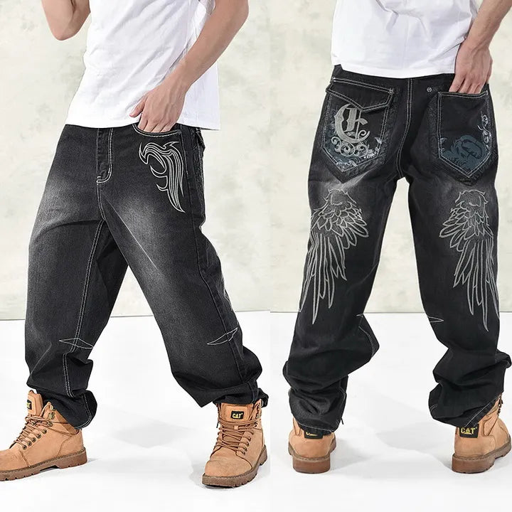 HOT New 2023 Large Size 30-44 46 Jeans Fashion Loose