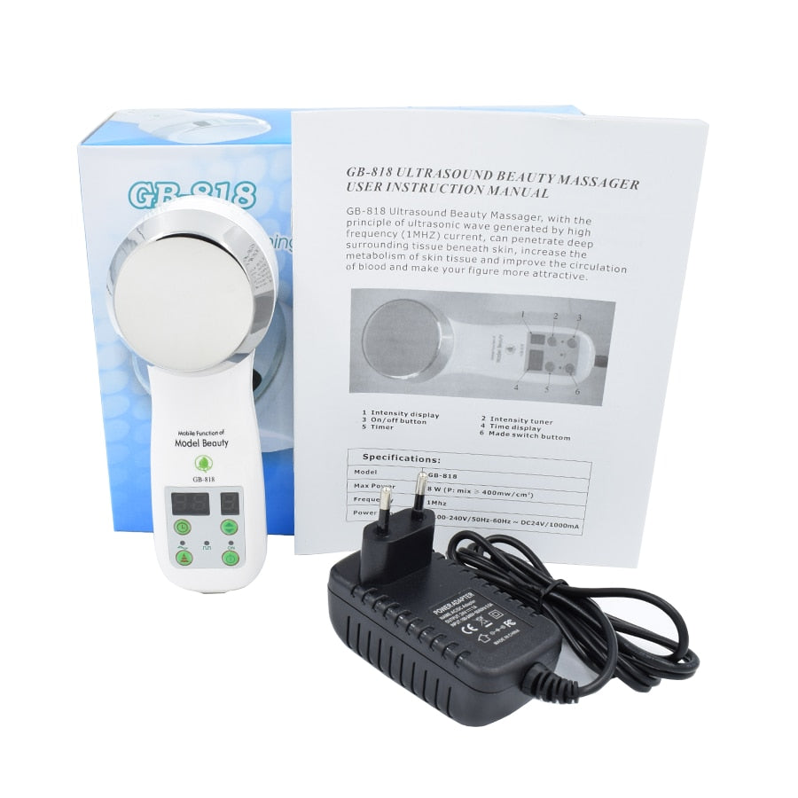 2017 1MHz Ultrasonic  Cavitation Cellulite Weight Loss Machine Ultrasound Therapy slimming equipment Massager 110-240V