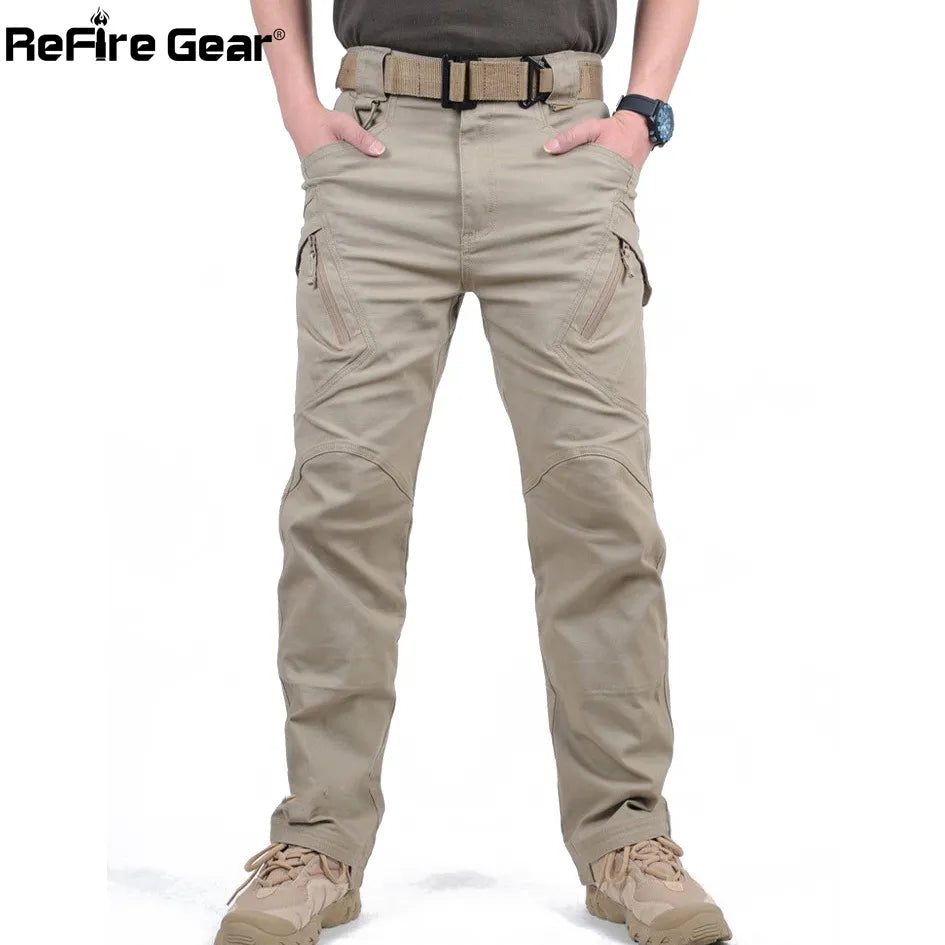 IX9 City Tactical Cargo Pants Men Combat SWAT Army Military Pants