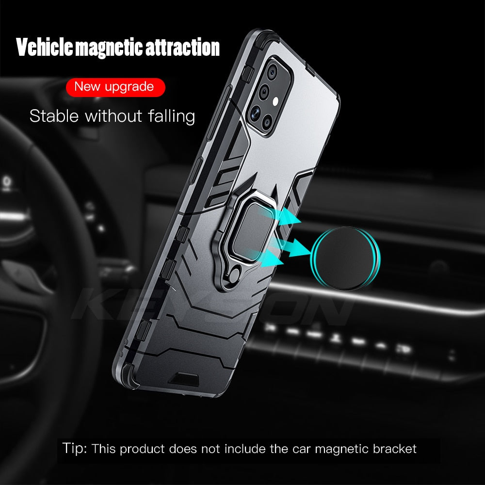 KEYSION Shockproof Case for Samsung A51 A71 A31 A52 A72 Phone Cover for Galaxy S20 S21 Ultra S10 Lite Note 10+ A50 A70 A12 A21S