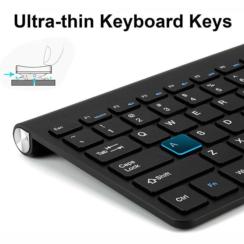 2.4G Ultrathin Wireless Keyboard Set Mini Mouse Accessories For Notebook Computer Desktop Replace Keyboard Mouse Combos