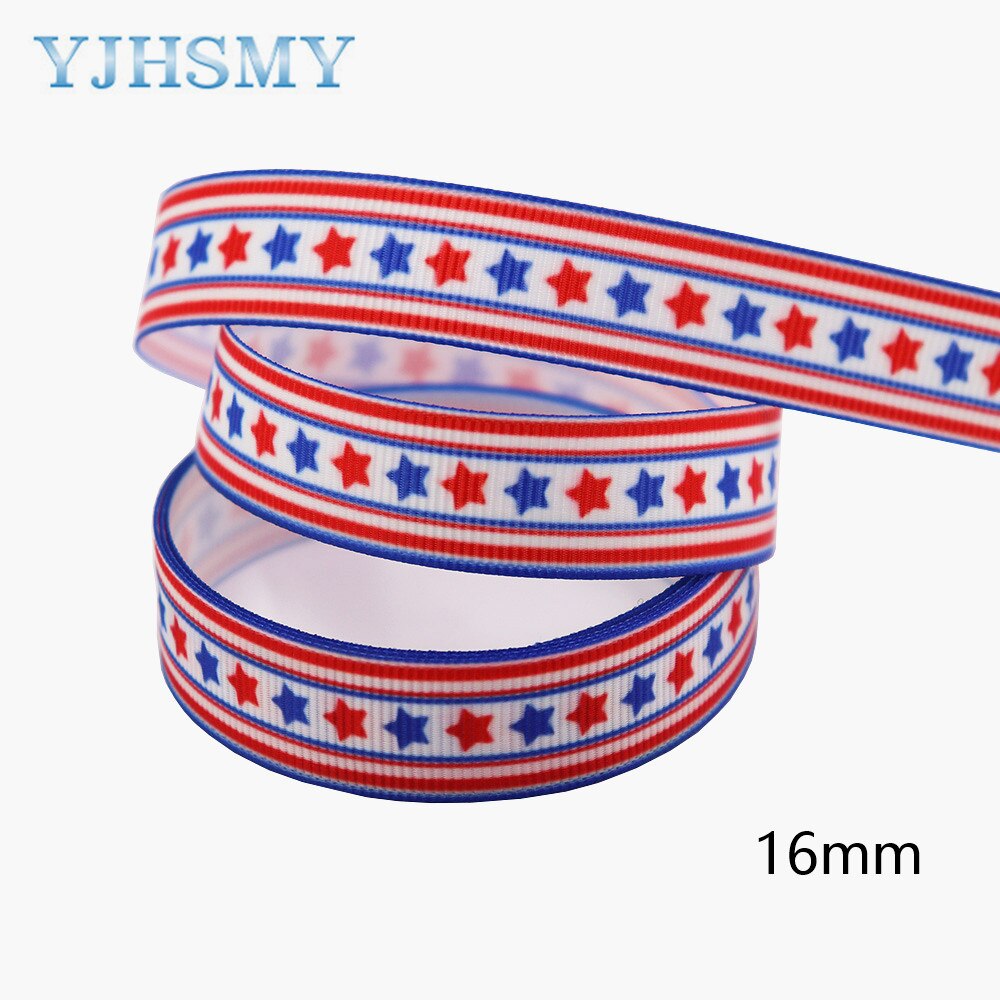 5 Yards Patriotic Ribbon USA Flag Ribbon Independence Day Ribbon 4th of July Ribbons for Memorial Day, Veterans Day, 4th of July