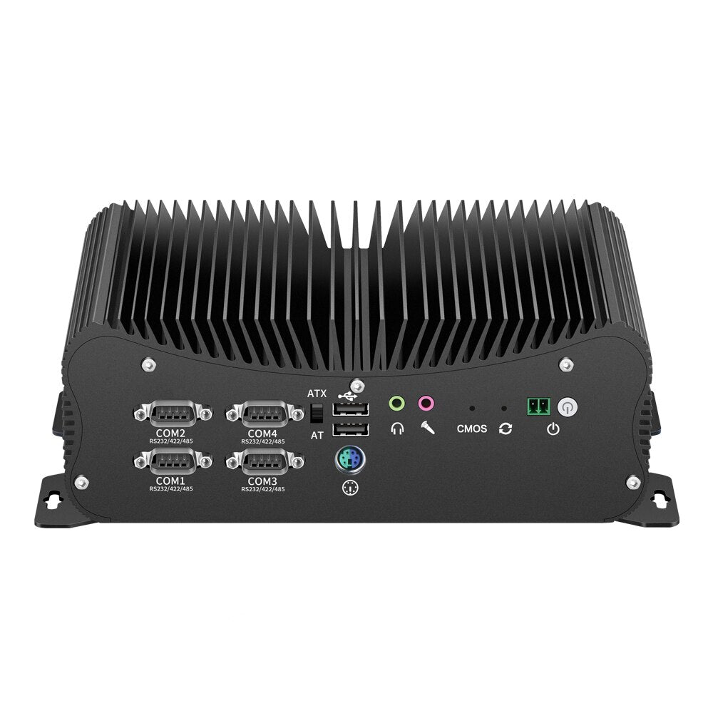 Fanless Mini PC i7 8565U i5 8365U DDR4 RAM RS232 RS422 RS485 Dual Ethernet GPIO HDMI VGA WiFi 4G LTE Support Windows LINUX