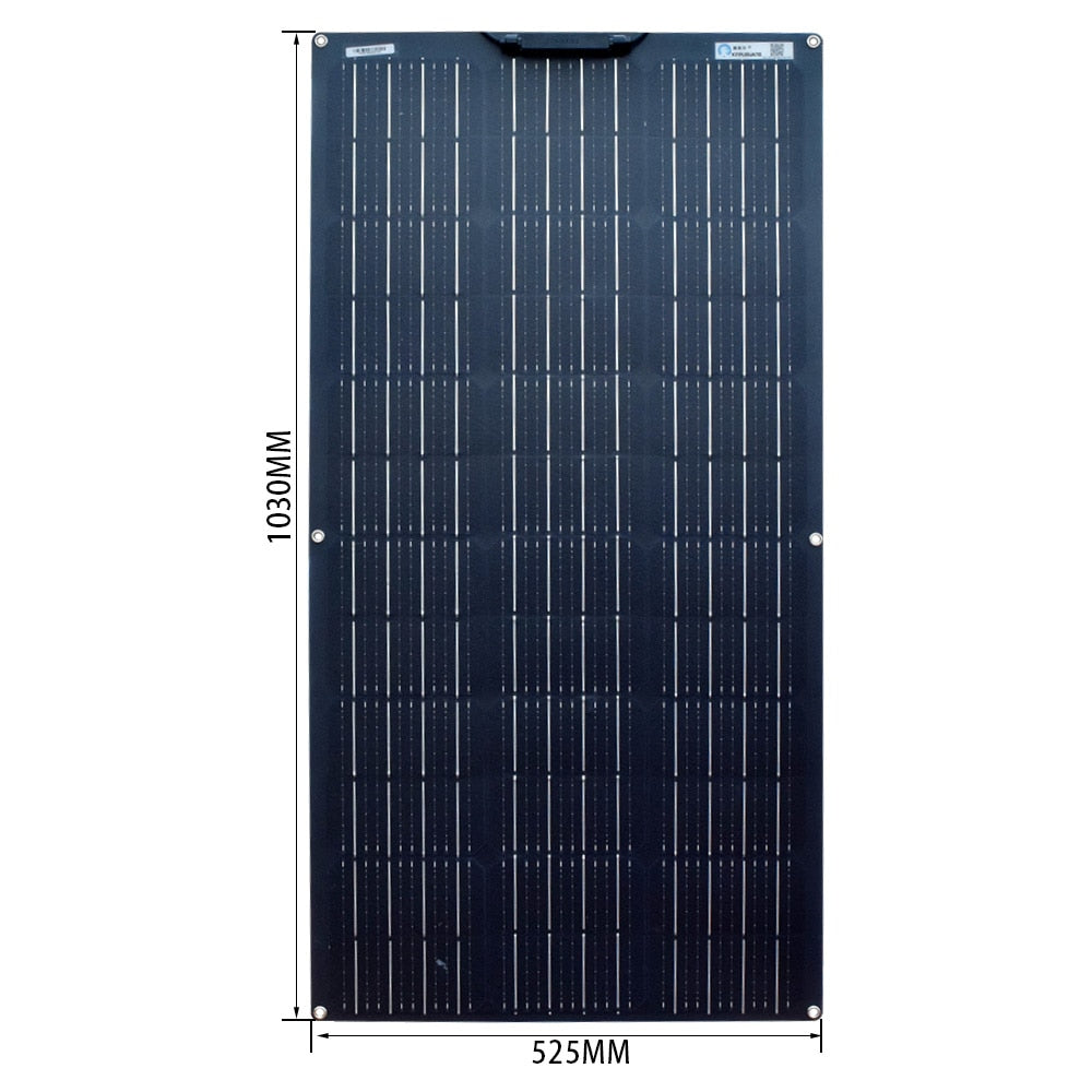 XINPUGUANG 18V 100 Watt 200W 300W 400W Flexible Solar Panel kit  for 12V 24V battery car RV home outdoor Power charging