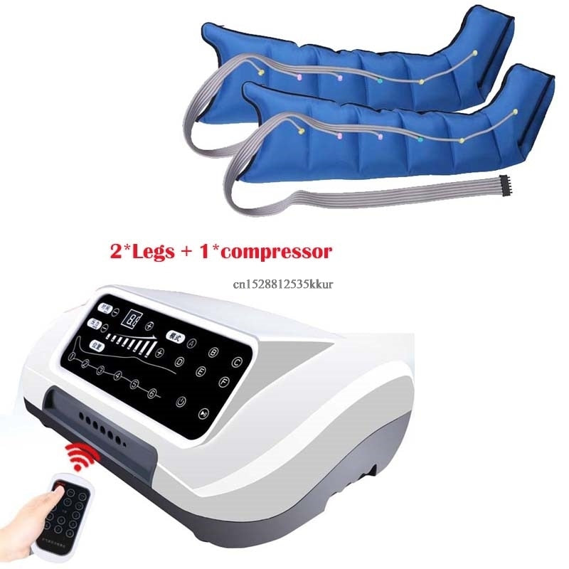 Air Compression Leg Foot Massager Vibration Infrared Therapy Arm Waist Pneumatic Air Wraps Relax Pain Relief