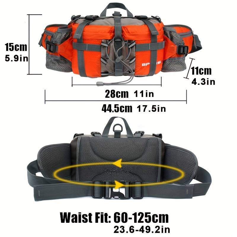 Outdoor Sports Waist Bag Hiking Cycling Climbing Storage Bag Versatile Travel Mountaineering Waist Bag