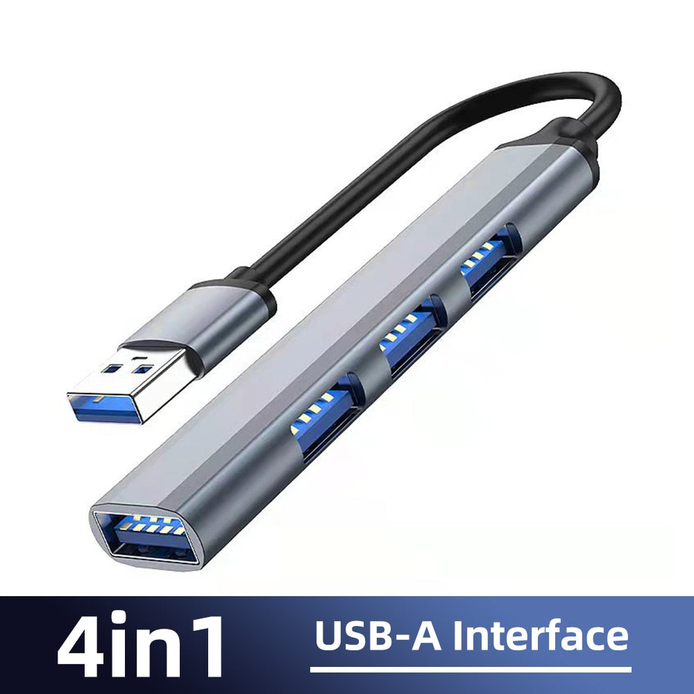 USB Hub 3.0 Hub USB 6 USB 2.0 Multi USB Splitter Power Adapter 4/7 Port Multiple Expander 2.0 OTG USB for PC Laptop Accessories