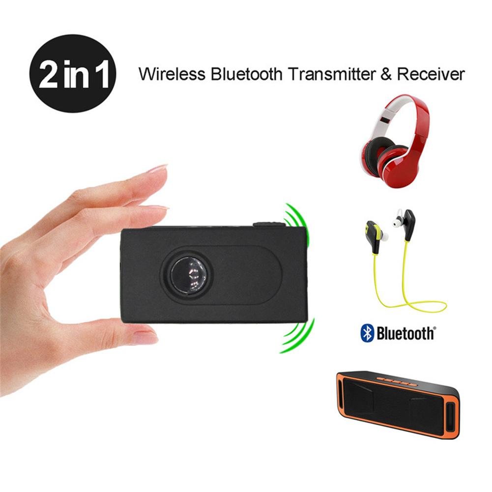 Bluetooth 5.0 Transmitter Receiver Low latency 2 In 1 Audio Wireless Adapter For Car TV PC Speaker Headphone 3.5MM Aux Jack
