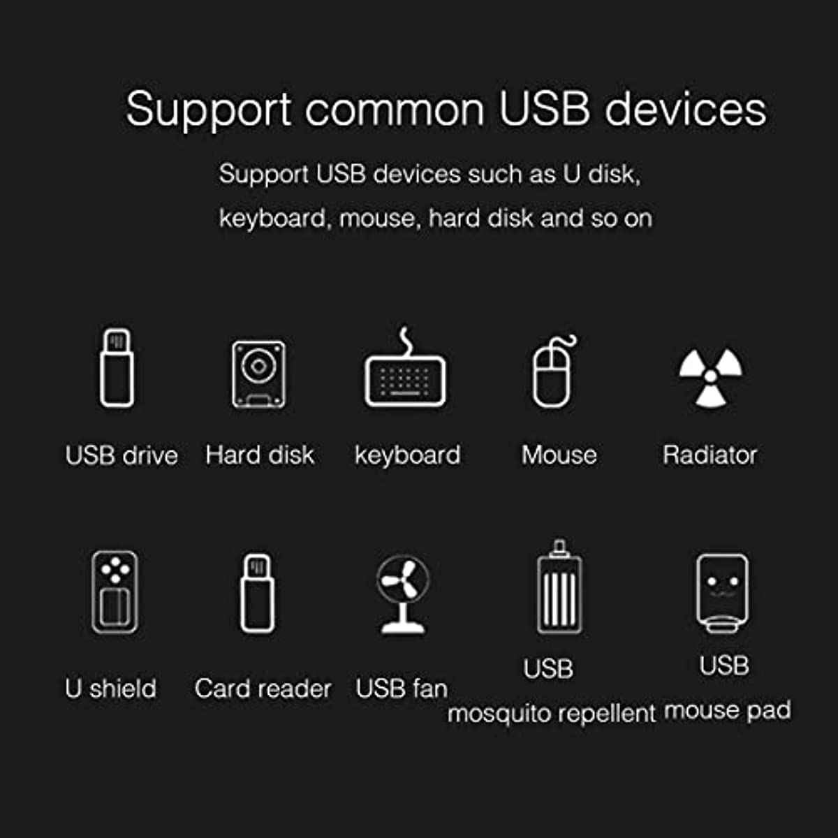 Nku USB 2.0 Hub محول الصوت بطاقة صوت ستيريو خارجية مع ميكروفون سماعة رأس 3.5 ملم لنظام التشغيل Windows Mac Linux والكمبيوتر المحمول والكمبيوتر المكتبي PS4/5