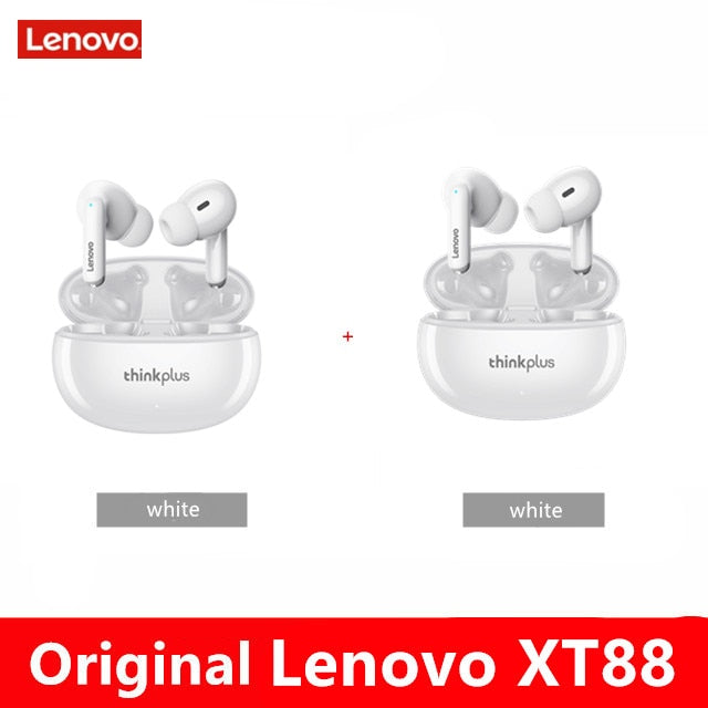 NEW Original Lenovo XT88 TWS Wireless Earphone Bluetooth 5.3 Dual Stereo Noise Reduction Bass Touch Control Long Standby headset