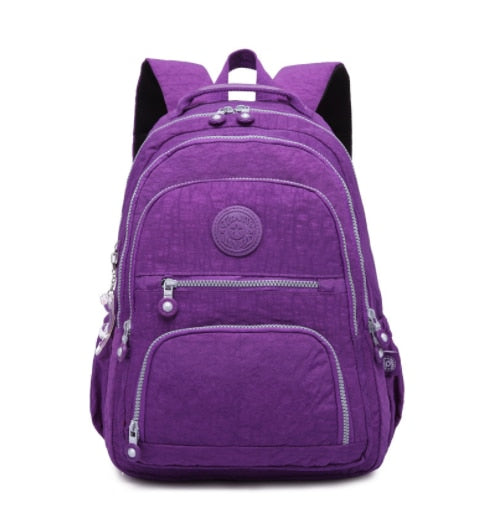 TEGAOTE Mochila Feminina Nylon Casual Large School Backpack for Teenage Girls