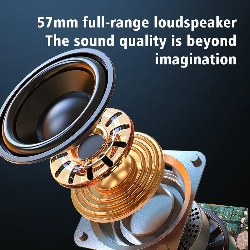 ZEALOT S53 Mini Bluetooth Speaker Portable Wireless Column Waterproof HIFI Lossless Sound Quality Stereo Subwoofer Loudspeaker