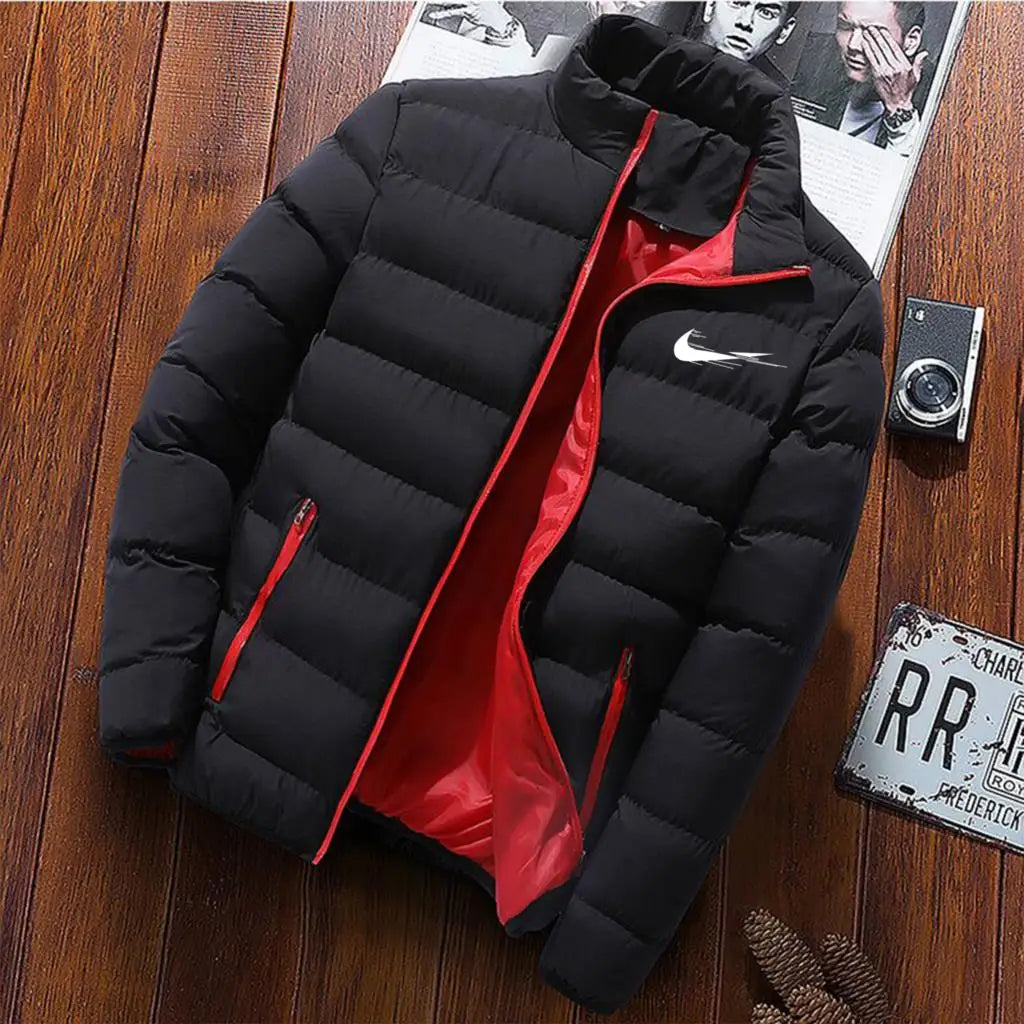 Men's Winter Fashion Trend Jacket Motorcycle Baseball Jacket Windproof