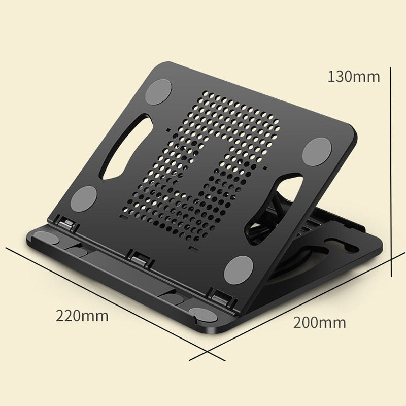 Foldable Laptop Stand Notebook Support Base Cooling Laptop Bracket Universal Computer Holder Accessories for Macbook IPad Tablet