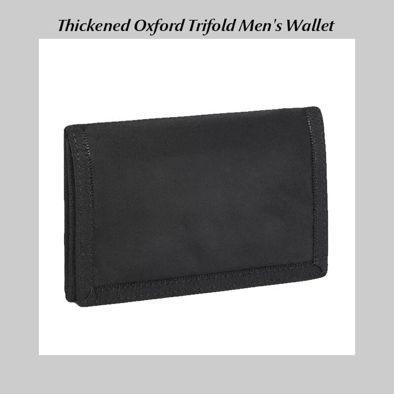 2020 Thickened Oxford Trifold Men\'s Wallet