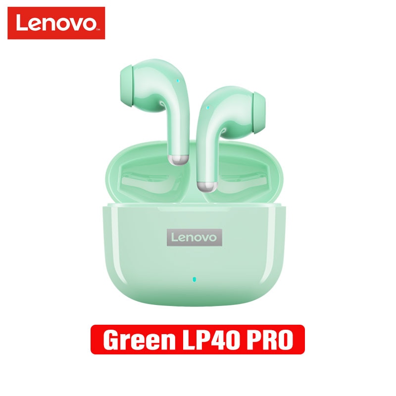 Original Lenovo LP40 Pro Headphones TWS Wireless Bluetooth Earphones Touch Control Sport Headset Stereo Earbuds For Android Ios