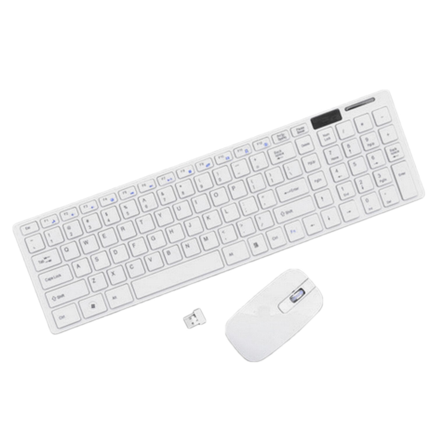 Wireless Keyboard Key Board And Mouse Combo Set for Computer PC Gaming TV 98 Macbook Android Overwatch Accessories