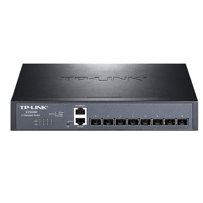 TP-link TL-ST5008F 10000Mbps switch 10 Gigabit optical port SFP 10 Gigabit network switch network management support VLan