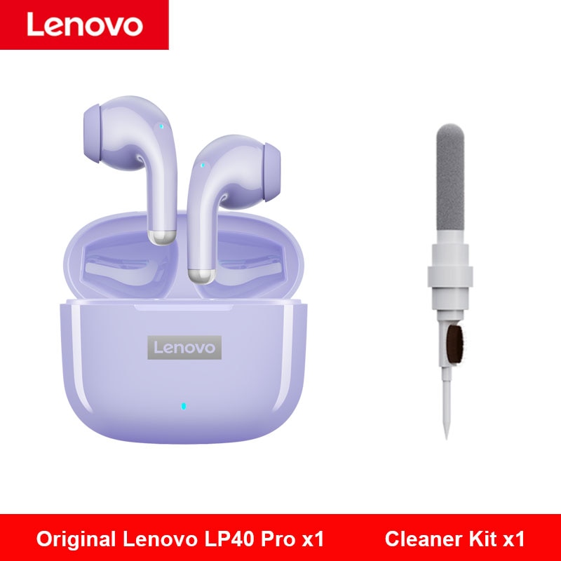 Original Lenovo LP40 Pro Headphones TWS Wireless Bluetooth Earphones Touch Control Sport Headset Stereo Earbuds For Android Ios