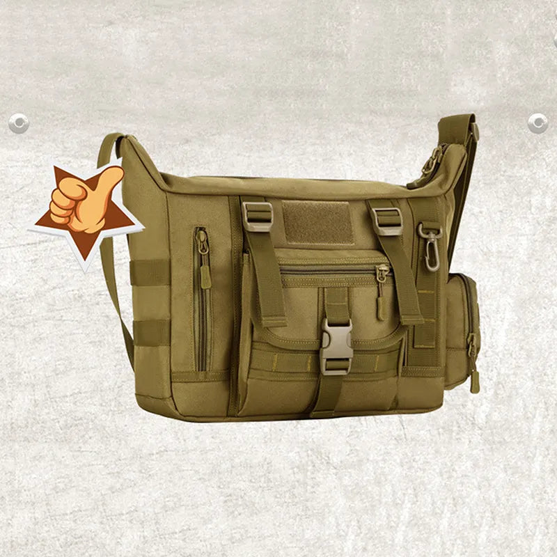 Protector Plus Tactical Sling Shoulder Bag,Waterproof Military Crossbody Bag,Mens Outdoor Travel Messenger Bag