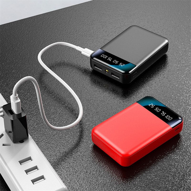 Mini Power Bank 50000mAh Portable External Battery Digital Display Fast Charging Mobilephone Charger for Xiaomi Samsung iPhone