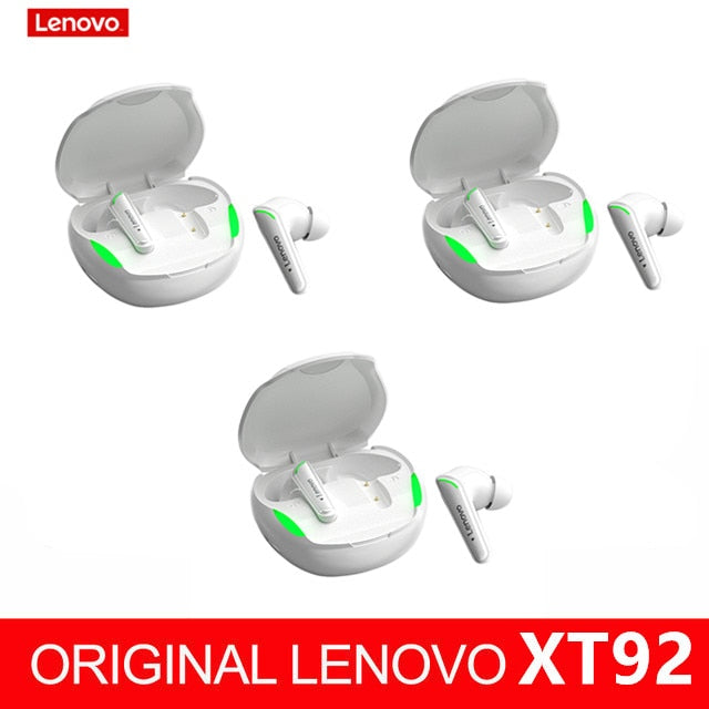 Lenovo XT92 TWS Gaming Earbuds Low Latency Bluetooth Earphones Stereo Wireless 5.1 Bluetooth Headphones Touch Control Headset