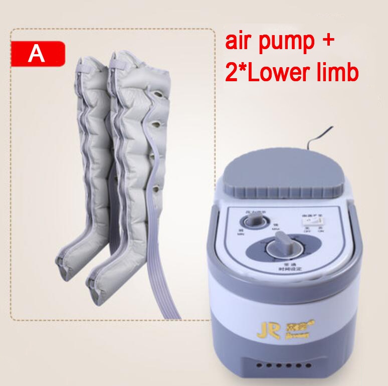 6 Air Cavity Air Wave Massage Leg Massager Lymphatic Drainage Foot Leg Massager Device Electric Air Wave Pressure Physiotherapy