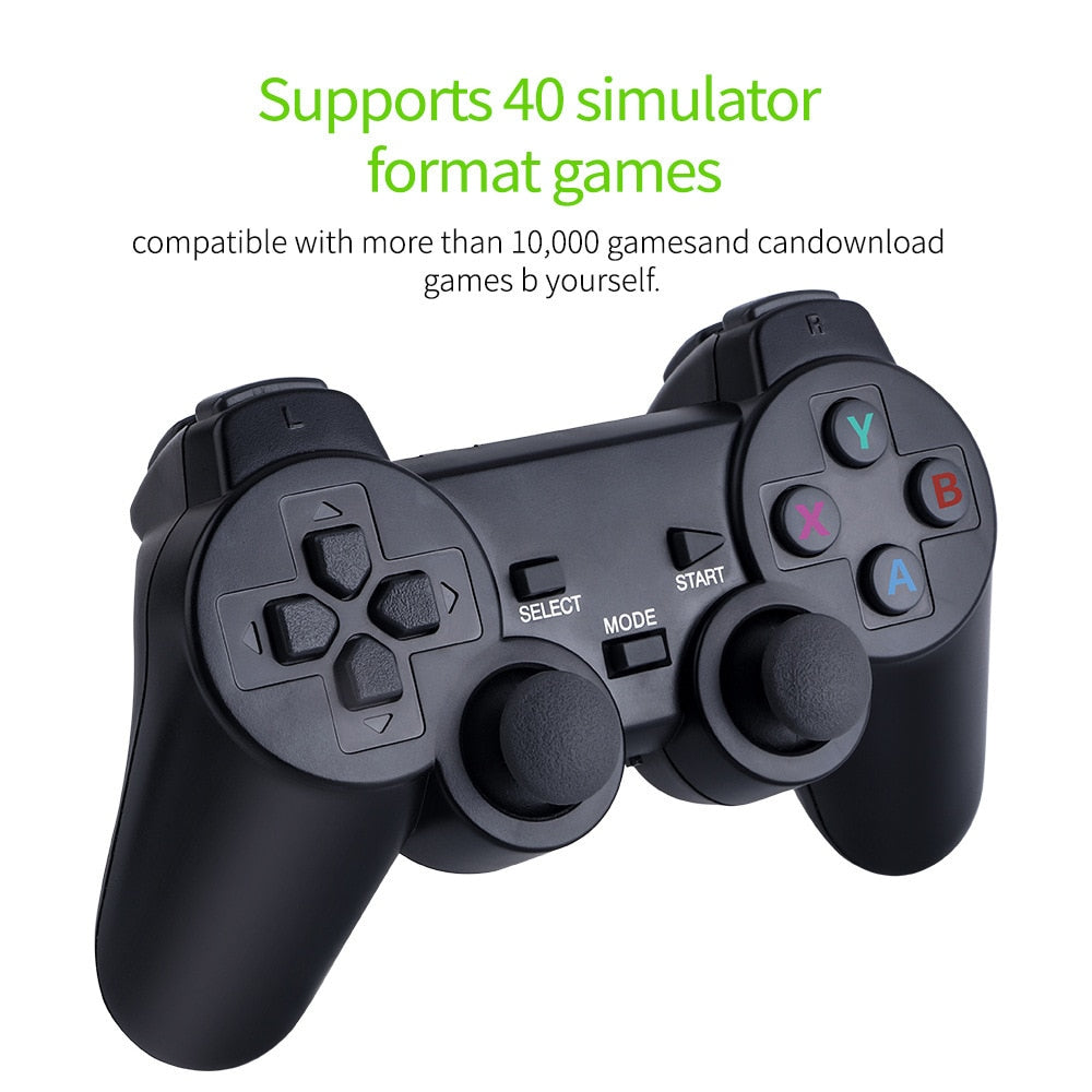 Video Game Sticks 4K M8 Console 64G Double Wireless Controller Game Stick 10000 games 32GB Retro games For PS1