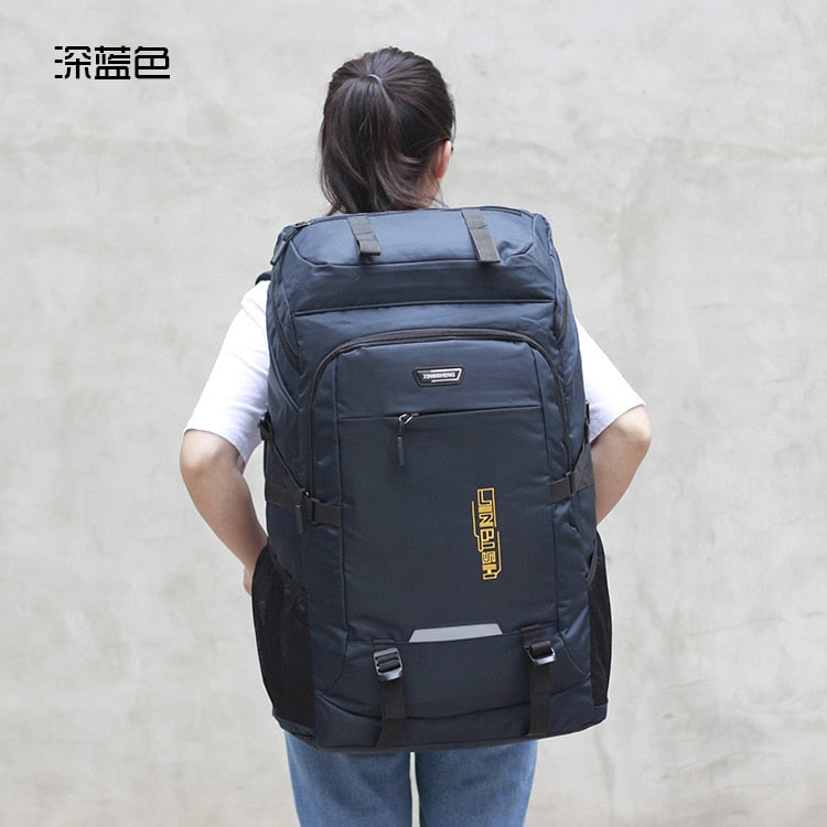 80L 50L Men's Outdoor Backpack Climbing Travel Rucksack Sports Camping Hiking Backpack School Bag Pack For Male Female Women