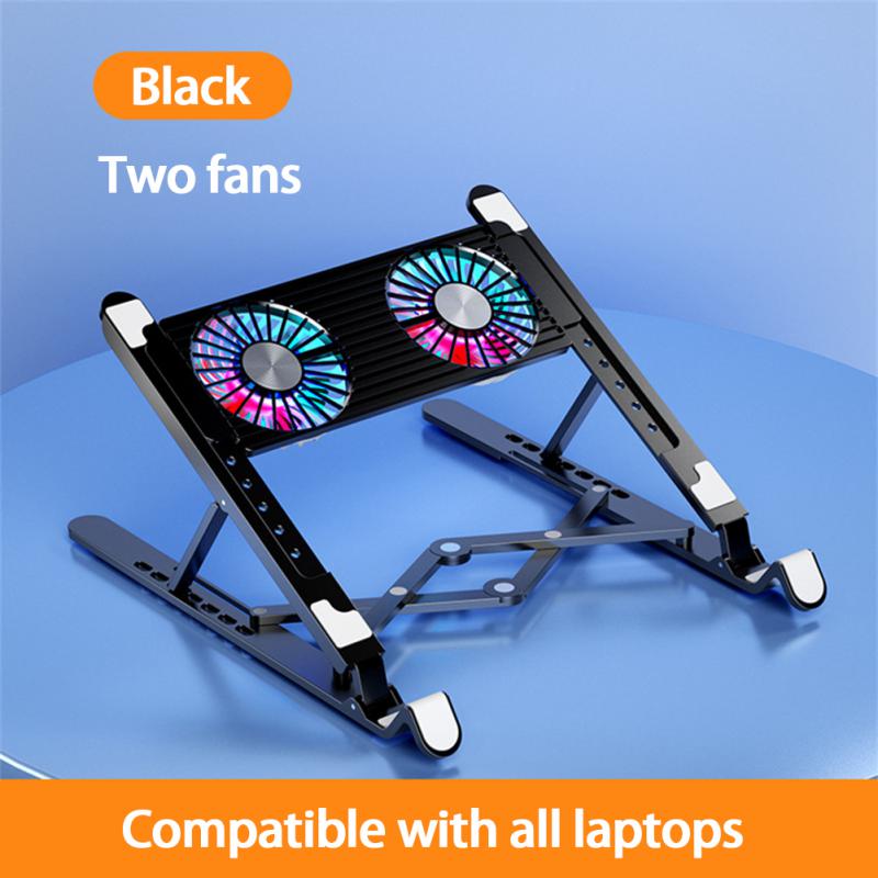 Gaming Laptop Stand Foldable Cooling Pad With 2/4 Fan Detachable Foldable Less than 40db For Macbook Laptop Notebook Accessories