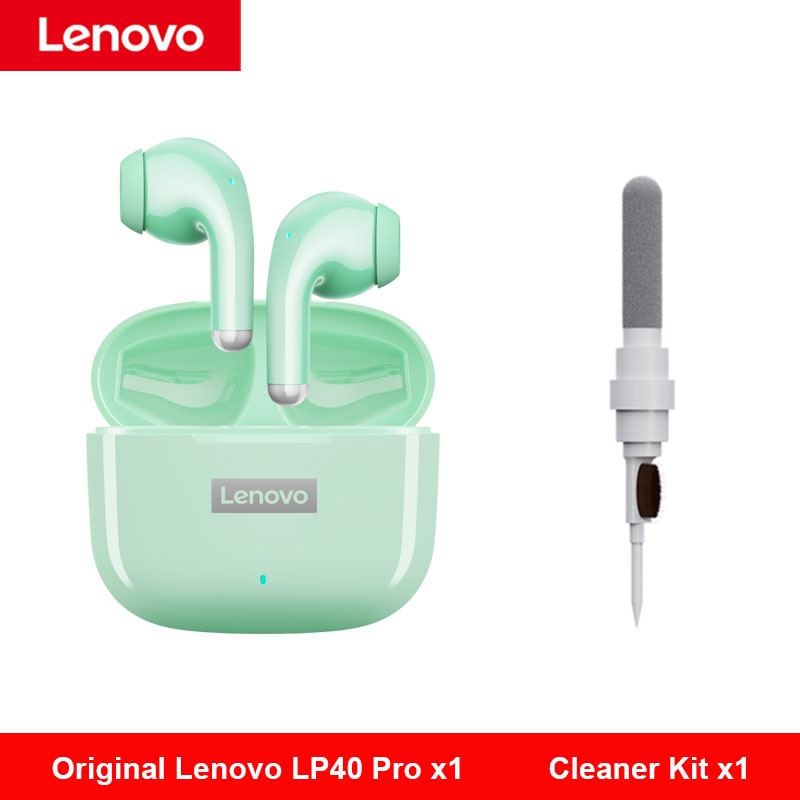 Original Lenovo LP40 Pro Headphones TWS Wireless Bluetooth Earphones Touch Control Sport Headset Stereo Earbuds For Android Ios