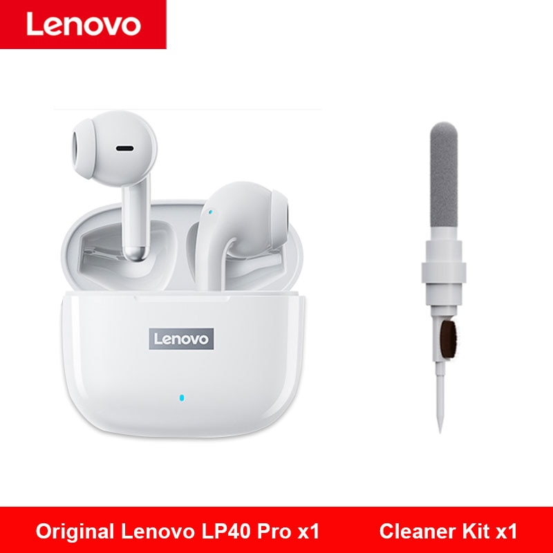 Original Lenovo LP40 Pro Headphones TWS Wireless Bluetooth Earphones Touch Control Sport Headset Stereo Earbuds For Android Ios