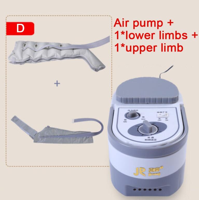 6 Air Cavity Air Wave Massage Leg Massager Lymphatic Drainage Foot Leg Massager Device Electric Air Wave Pressure Physiotherapy