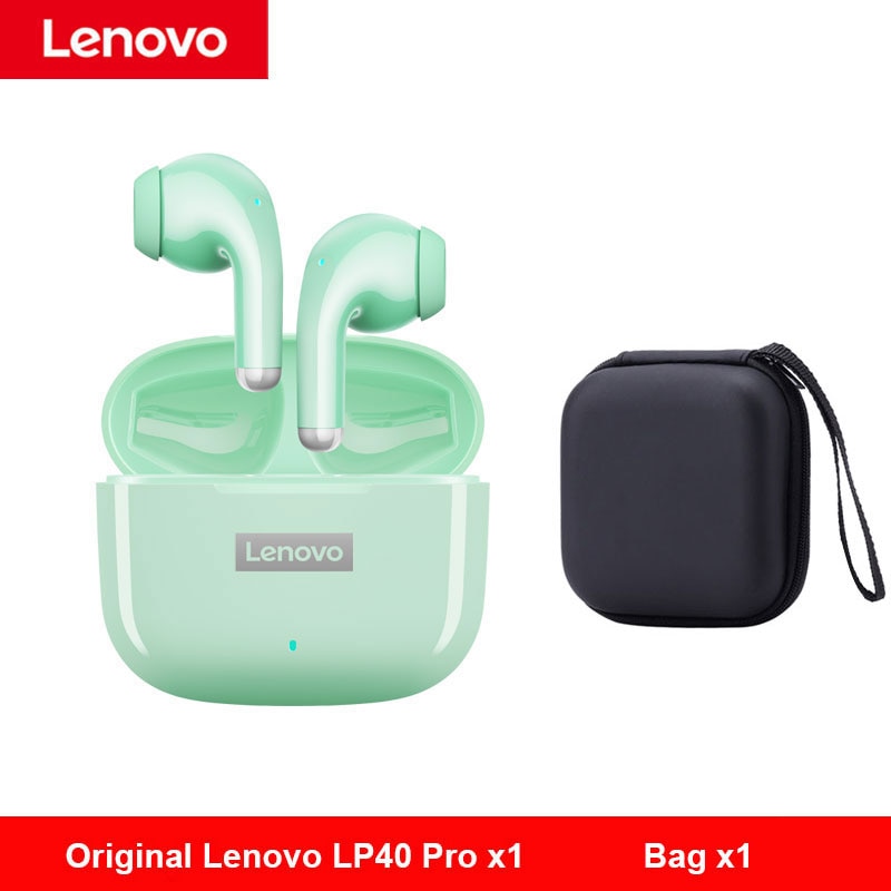 Original Lenovo LP40 Pro Headphones TWS Wireless Bluetooth Earphones Touch Control Sport Headset Stereo Earbuds For Android Ios