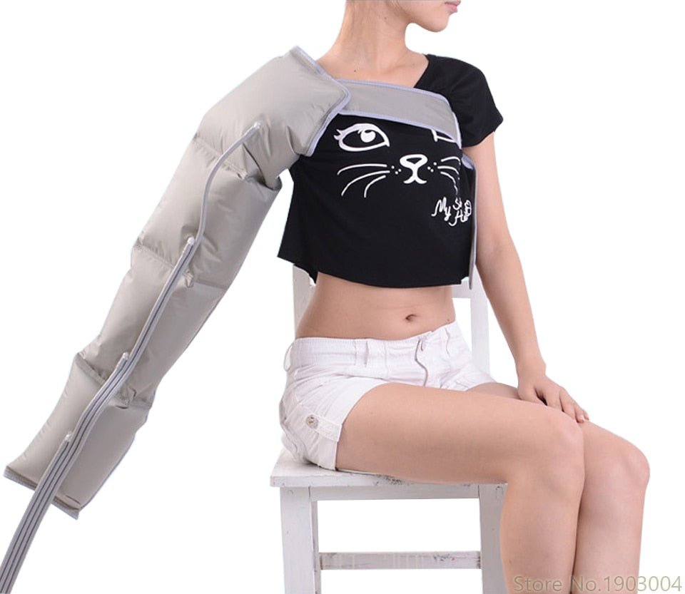 Electric Air Pressure Body Massager Waist Leg Arm Relax Instrument Promote Blood Circulation Pain Relief Calf and Foot Massager