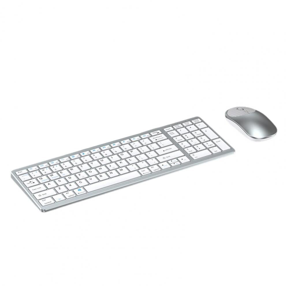 Connect Tablet Rechargeable Wireless Keyboard And Mouse Combo Computer Accessories