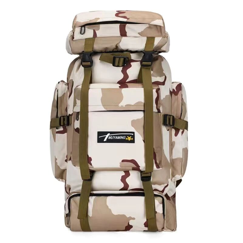 70L Large Capacity Backpack Nylon Waterproof Military Tactics Molle Army Bag